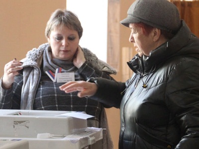 Саратовцы голосуют на выборах президента России