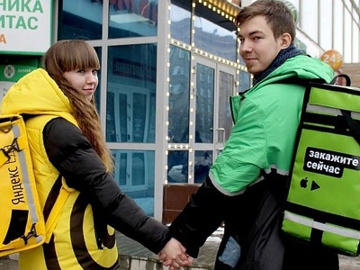 Самые высокие зарплаты среди рабочих - у курьеров