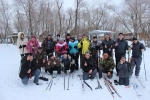 Проживающие Энгельсского дома-интерната совершили прогулку на лыжах.